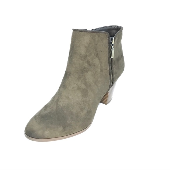 Style & Co Brown Faux Suede Ankle Heel Fall Boots - Picture 2 of 6